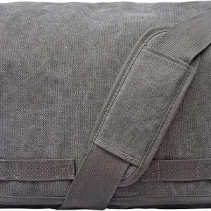 Classic Vintage Messenger Bag - Washed Grey